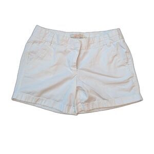 J.Crew White Cotton Chino Shorts Women’s Size 8 Classic Summer Style